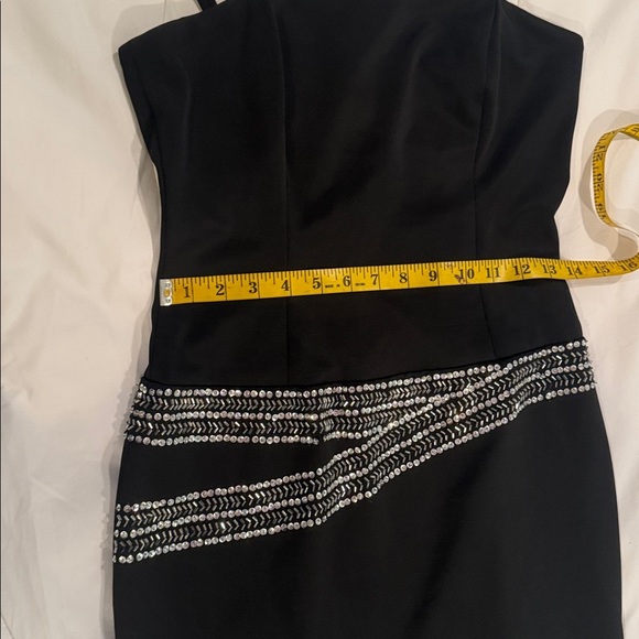 Basix ll black dress with silver beads - Picture 6 of 9